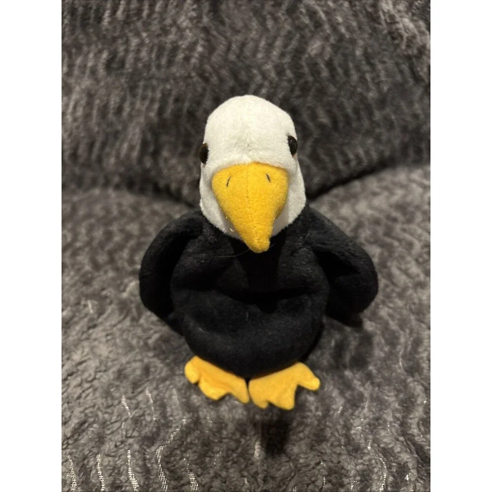 Lot of 3 TY Beenie Babies Fleece, Sammy, Baldy